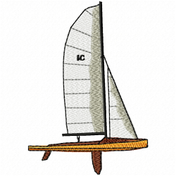 Boats Embroidery Design 11 Boats Embroidery Design 11